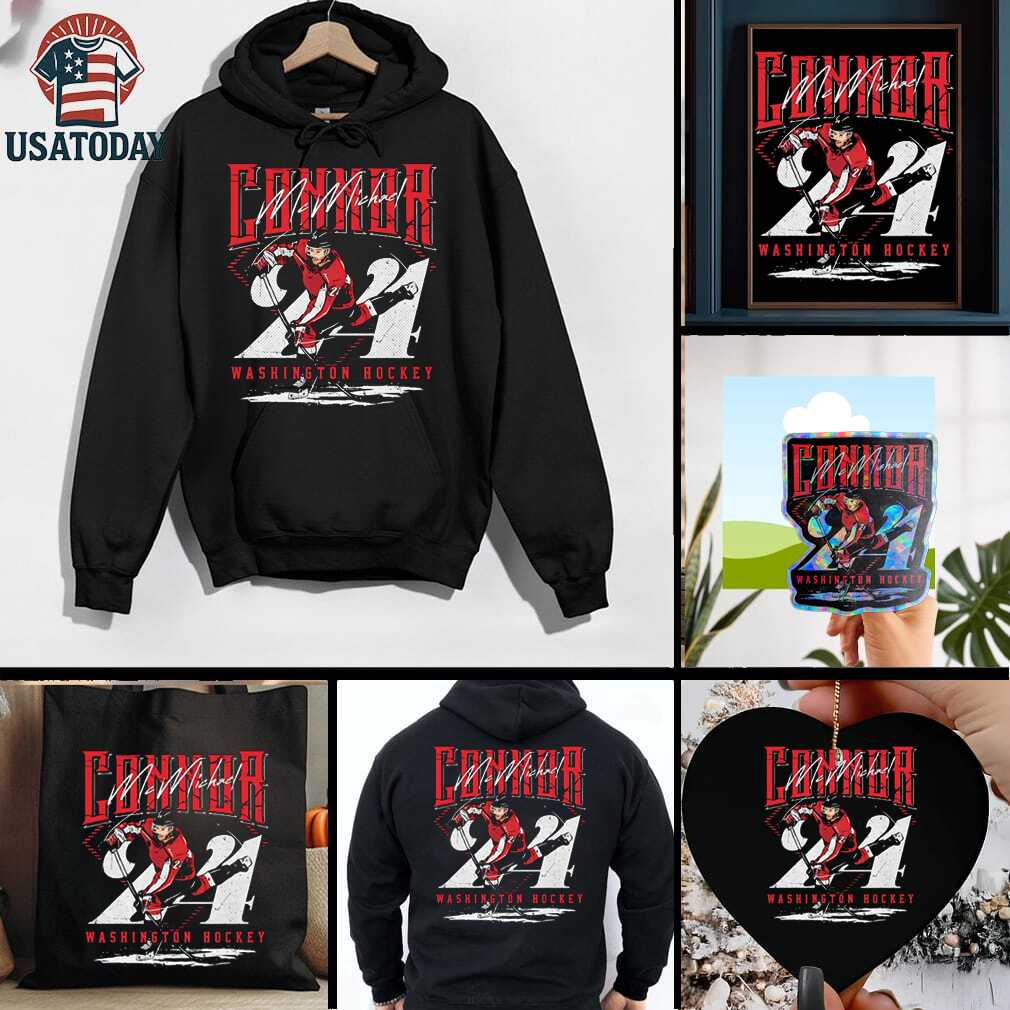 Connor McMichael Washington Capitals Hockey signature shirt Connor McMichael Washington Capitals Hockey signature shirt