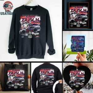 Connor Zilisch Checkered Flag Sports 2025 Pit Boss FoodMaxx 250 Winner T Shirt