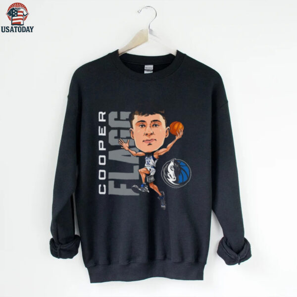 Cooper Flagg Dallas Mavericks Caricature T Shirt