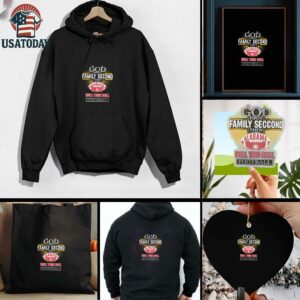 Cross God first family second then Alabama Crimson Tide football shirt
