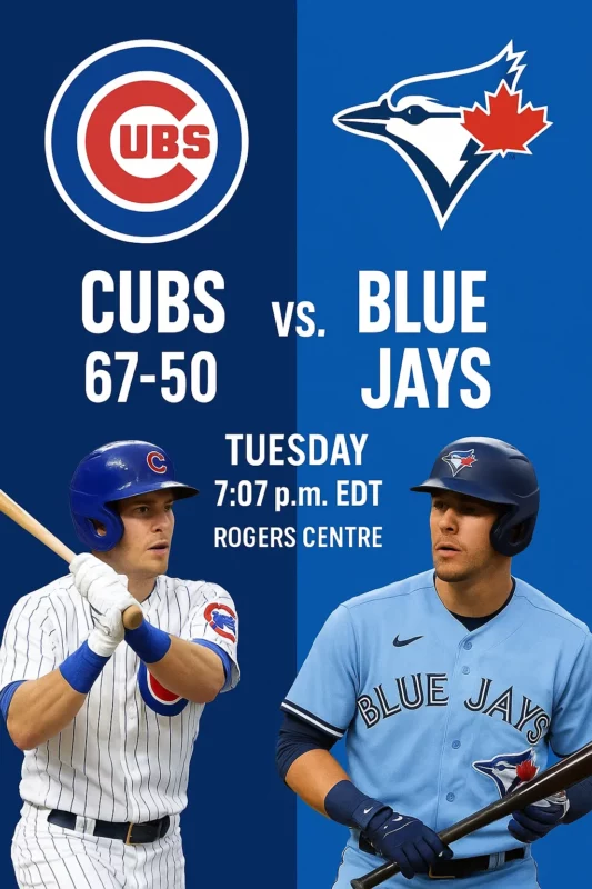 Cubs Open Three Game Set on the Road Against Blue Jays