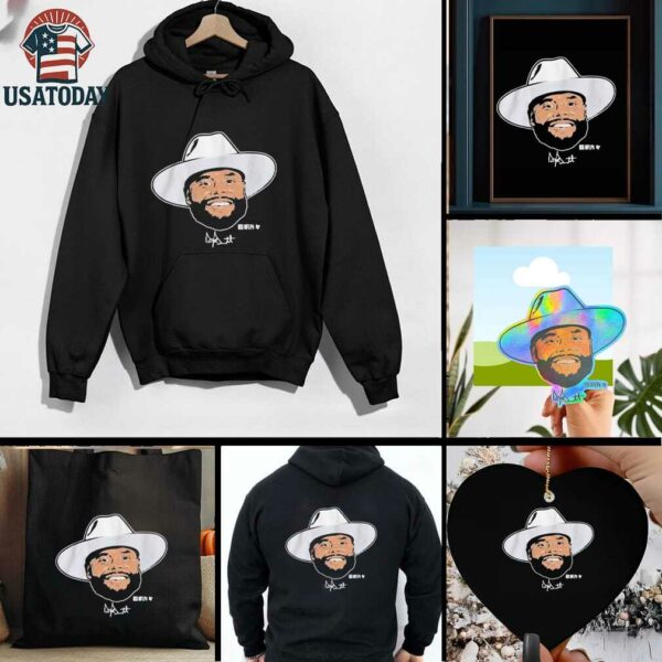 Dak Prescott Swag Head Dallas Cowboys Samantha T shirts