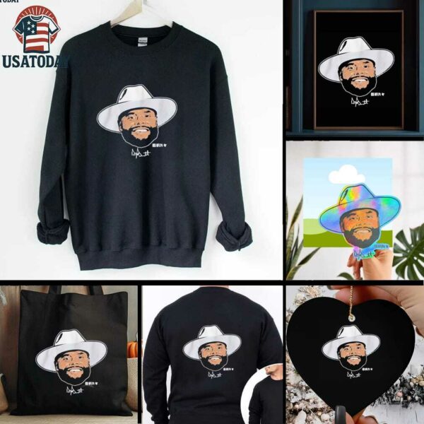 Dak Prescott Swag Head Dallas Cowboys Samantha T shirts