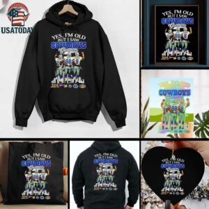 Dallas Cowboys 3 Legends Smith Irvin Aikman Skyline Signatures shirt
