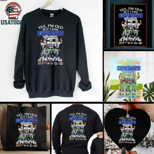 Dallas Cowboys 3 Legends Smith Irvin Aikman Skyline Signatures shirt