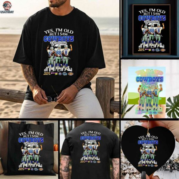 Dallas Cowboys 3 Legends Smith Irvin Aikman Skyline Signatures shirt