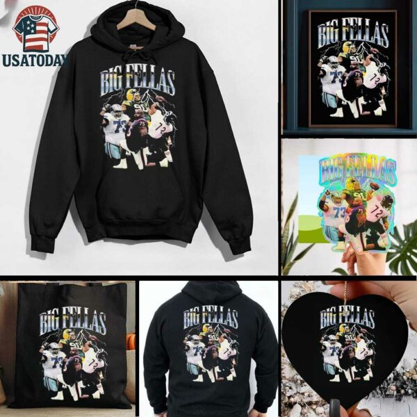 Dallas Cowboys Green Bay Packers Houston Texans Chicago Bears Big Fellas T shirts