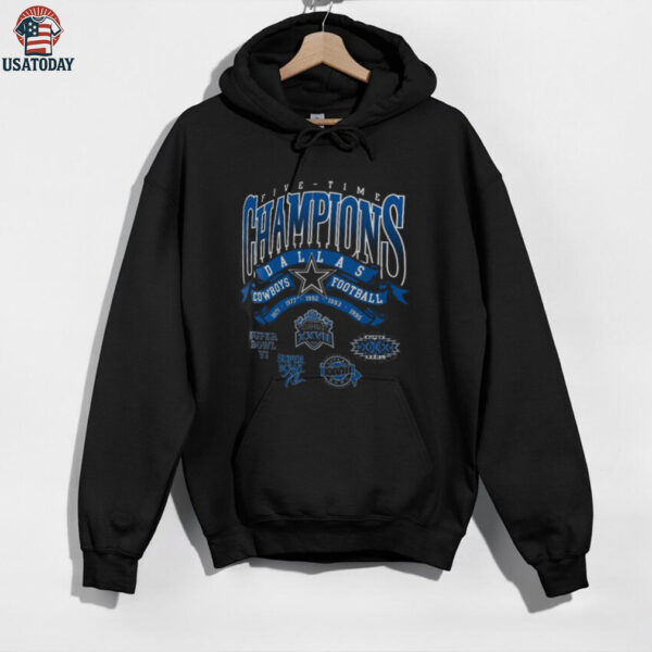 Dallas Cowboys Men’s 5X Super Bowl Champs T Shirt