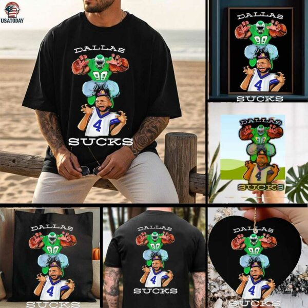 Dallas Sucks Philadelphia Eagles football inspired shirt