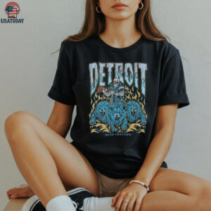 Dead Threads Detroit Skull & Lions T Shirt