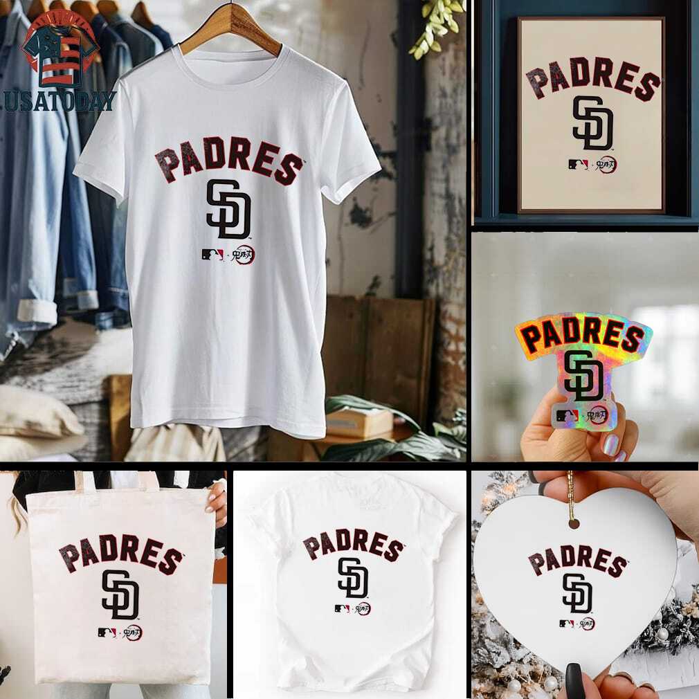 Demon Slayer X San Diego Padres Yu Darvish Name And Number 2 Sided T Shirt Demon Slayer X San Diego Padres Yu Darvish Name And Number 2 Sided T Shirt