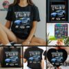 Denny Hamlin Checkered Flag Sports Black Progressive Car Playoff T Shirt