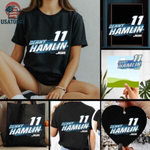 Denny Hamlin Joe Gibbs Racing Team Collection Progressive Car T Shirt