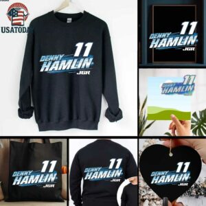 Denny Hamlin Joe Gibbs Racing Team Collection Progressive Car T Shirt