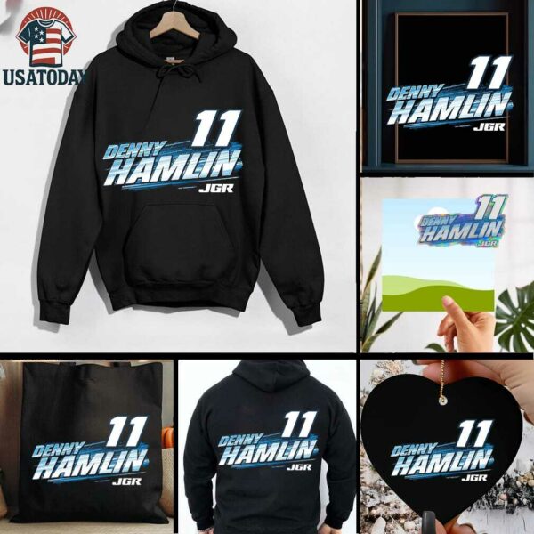 Denny Hamlin Joe Gibbs Racing Team Collection Progressive Car T Shirt