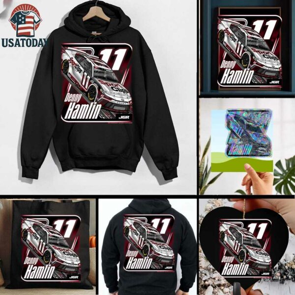 Denny Hamlin Joe Gibbs Racing Team Collection Sport Clips Car T Shirt