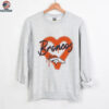Denver Broncos Spray Heart Boxy T Shirt