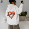 Denver Broncos Spray Heart Boxy T Shirt
