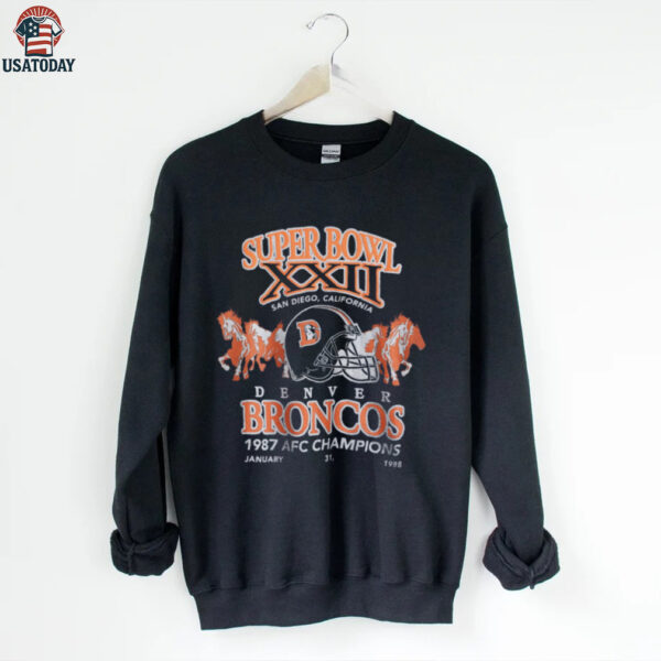 Denver Broncos Super Bowl XXII Champions Sweatshirt Shirt