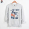 Detroit Motor City Baseball Tiger Graphic T Shirt