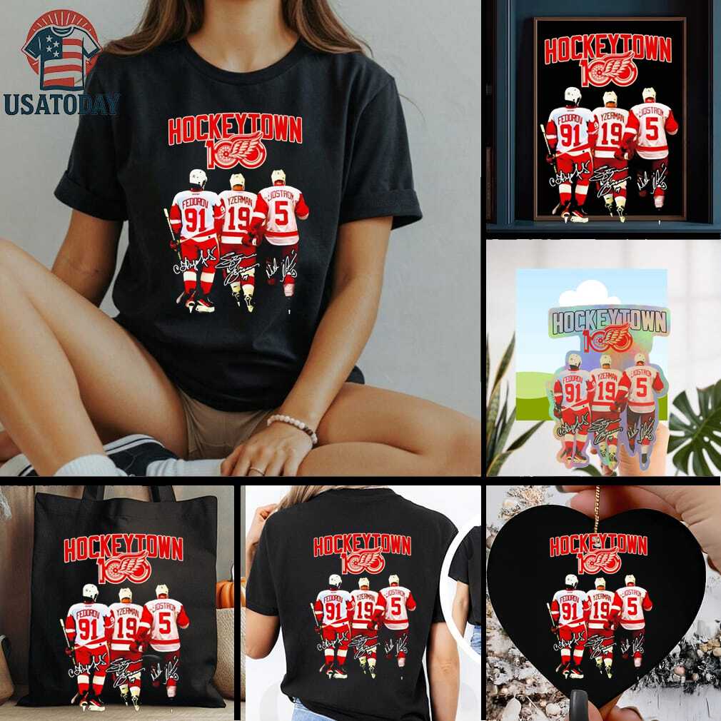 Detroit Red Wings 100 Years of Hockeytown players shirt Detroit Red Wings 100 Years of Hockeytown players shirt