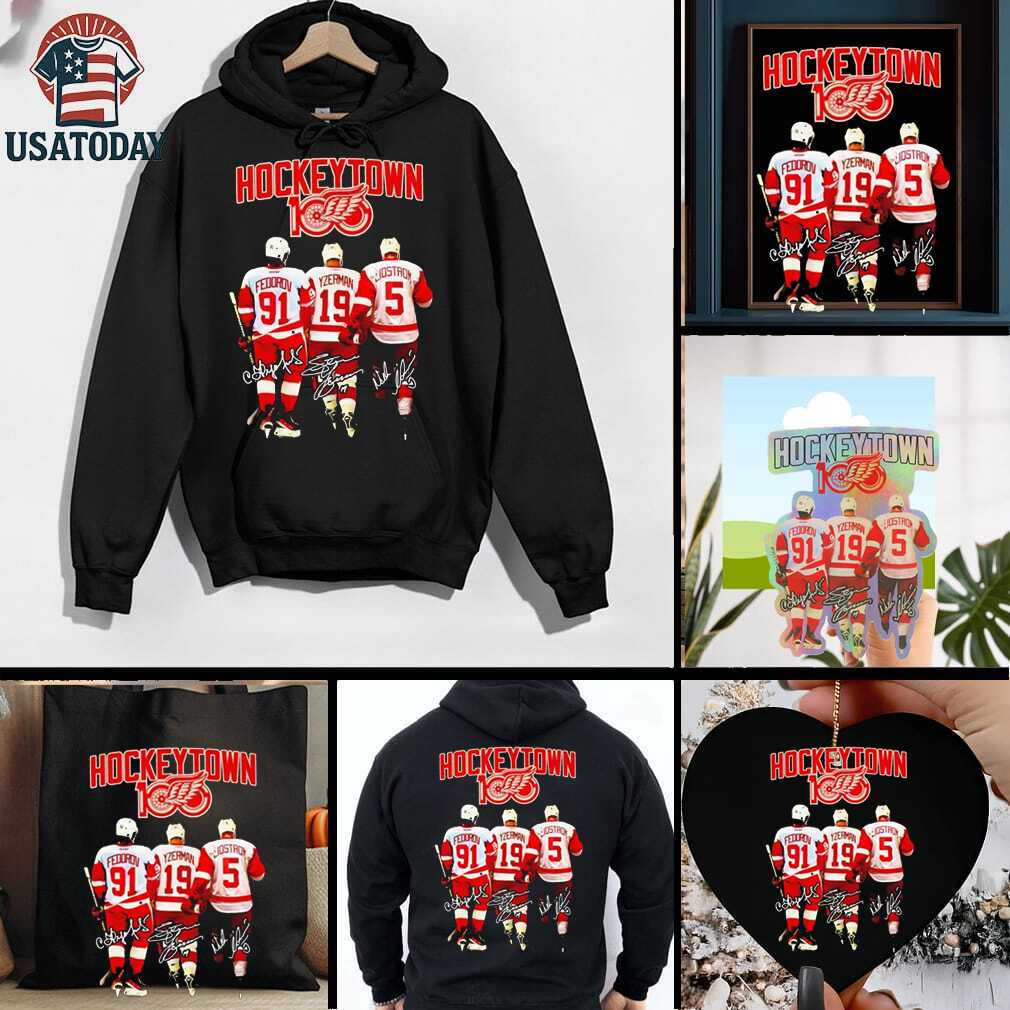 Detroit Red Wings 100 Years of Hockeytown players shirt Detroit Red Wings 100 Years of Hockeytown players shirt