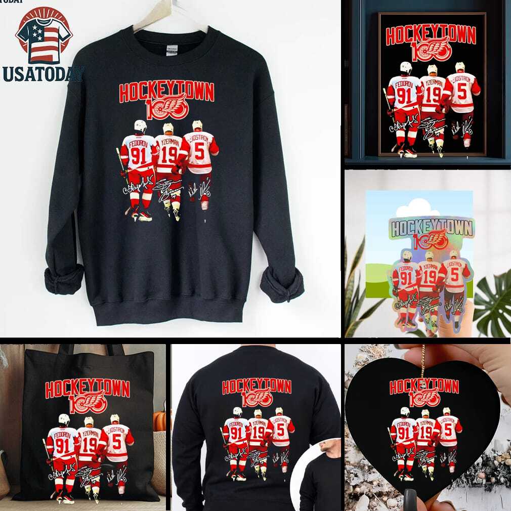 Detroit Red Wings 100 Years of Hockeytown players shirt Detroit Red Wings 100 Years of Hockeytown players shirt