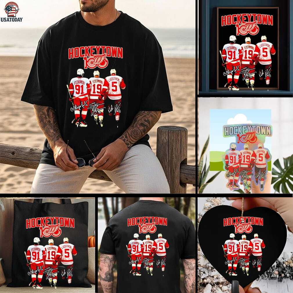 Detroit Red Wings 100 Years of Hockeytown players shirt Detroit Red Wings 100 Years of Hockeytown players shirt