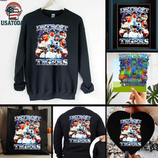Detroit Tigers 2026 Fight Schedule all team graphic shirt
