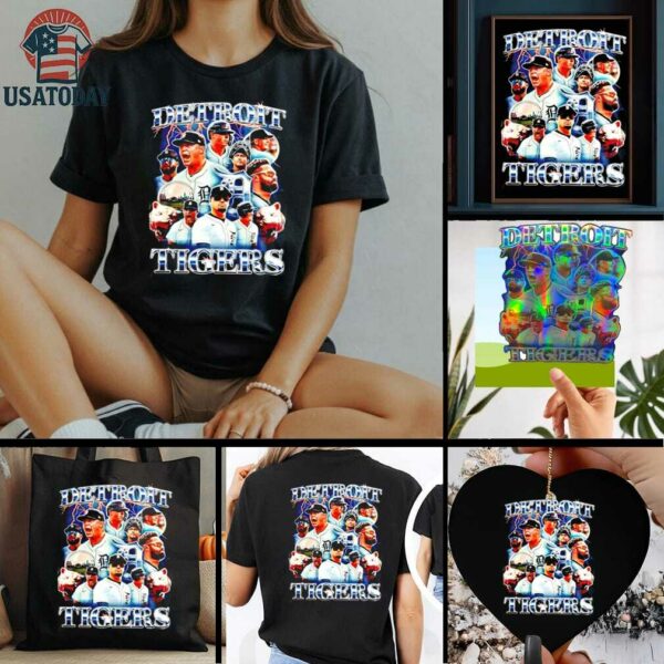 Detroit Tigers 2026 Fight Schedule all team graphic shirt