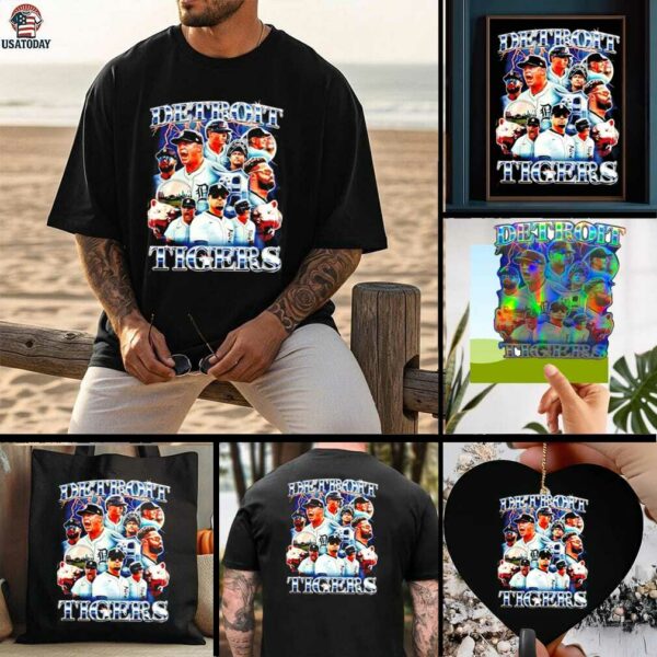 Detroit Tigers 2026 Fight Schedule all team graphic shirt