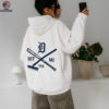Detroit Tigers Fanatics Cream Nostalgia Stadium Slub T Shirt