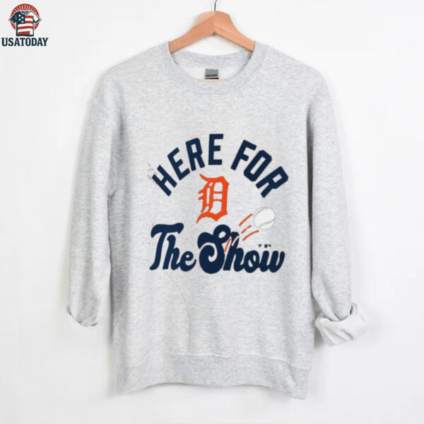 Detroit Tigers Fanatics Heather Gray Nostalgia Tri Blend T Shirt