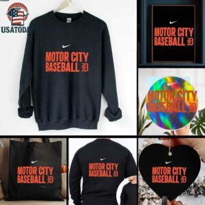Detroit Tigers Motor City Baseball 2025 shirt
