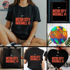 Detroit Tigers Motor City Baseball 2025 shirt