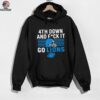 Detroit lions 4th down and fuck it go lions shirt