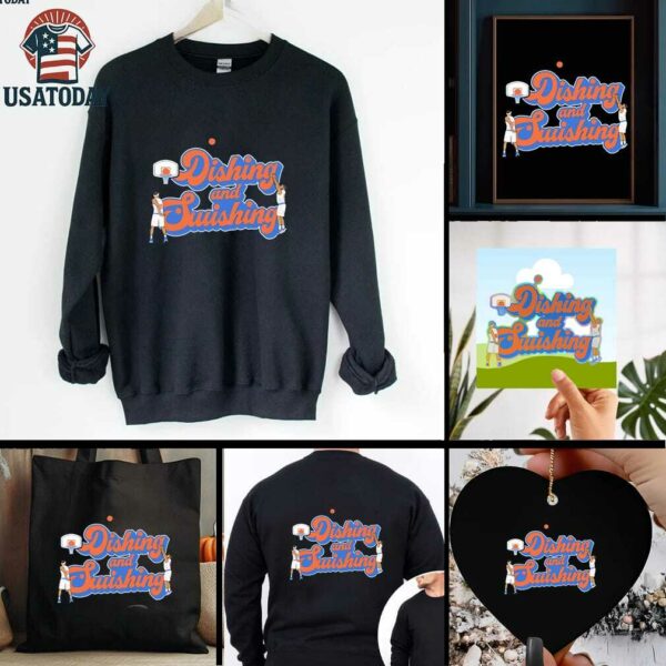 Dishing and Swishing Walt Frazier New York Knicks shirt