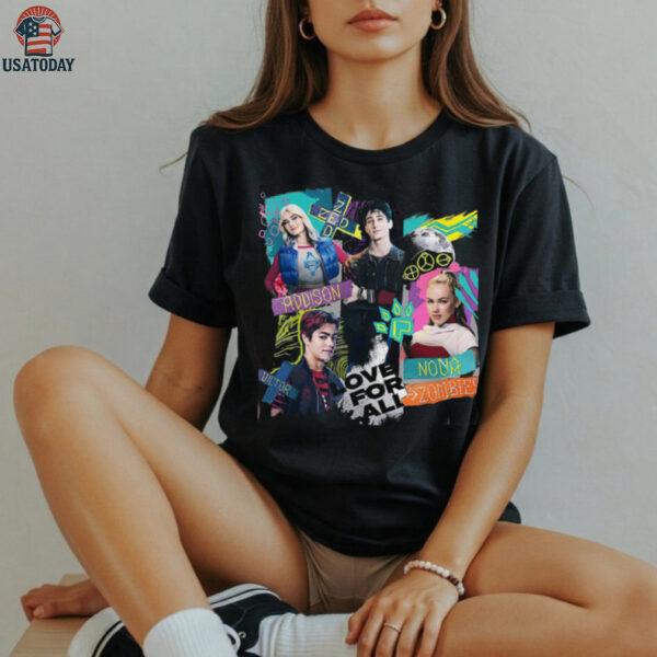 Disney Channel Zombies 4 Movie Characters T shirt