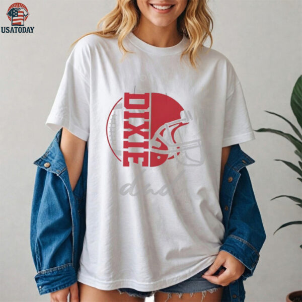 Dixie Heights Dad football helmet shirt