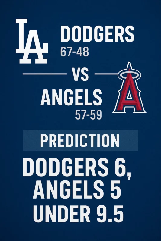 Dodgers vs. Angels Prediction Odds and Top Picks for August 13