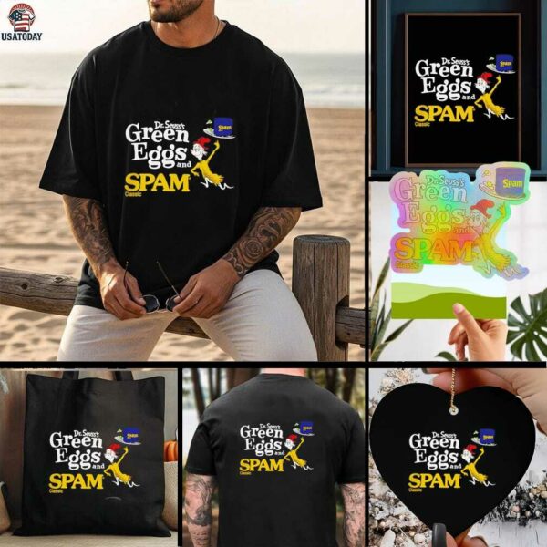 Dr Seuss Green Eggs And Spam Classic 65th Anniversary shirt