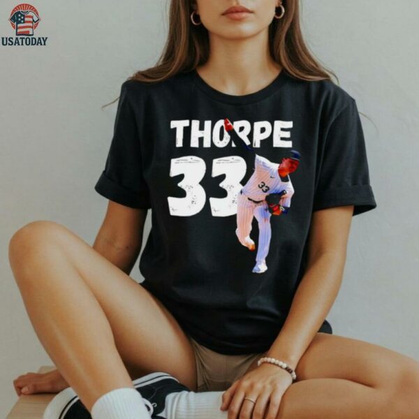 Drew Thorpe No. 33 Chicago White Sox baseball shirt