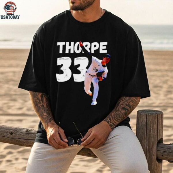 Drew Thorpe No. 33 Chicago White Sox baseball shirt