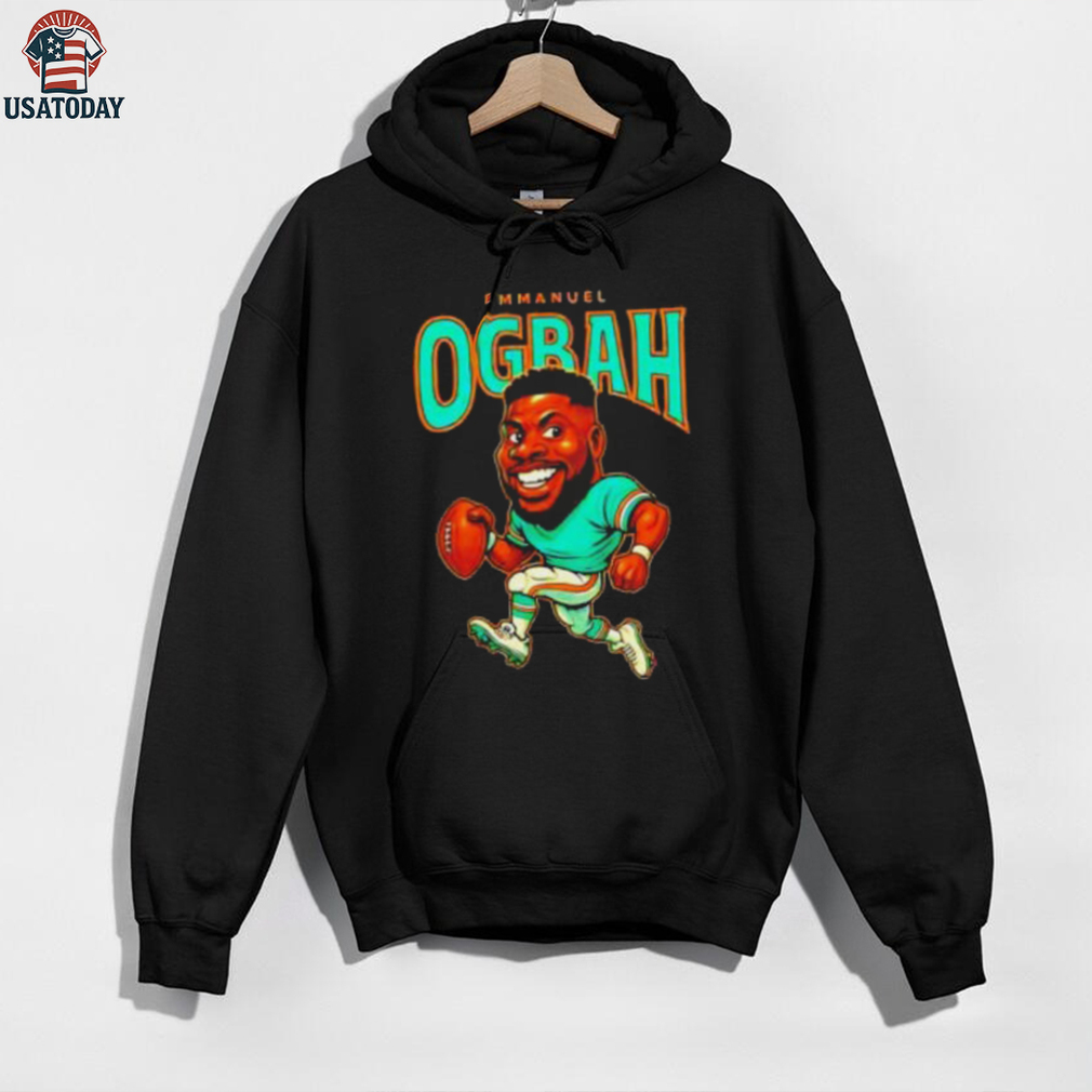 Emmanuel Ogbah player Miami Dolphins football caricature shirt Emmanuel Ogbah player Miami Dolphins football caricature shirt