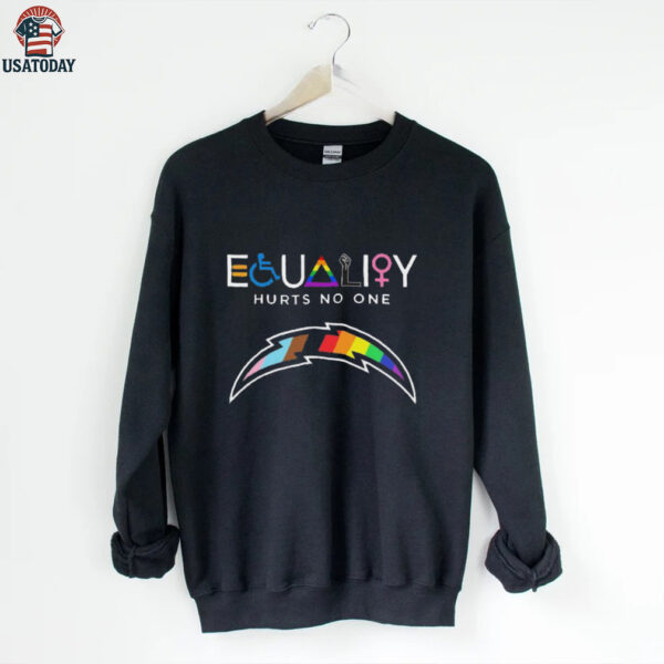 Equality Hurts No One Los Angeles Chargers Pride Shirt