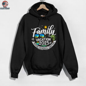 Family Vacation 2025 Beach Matching Family Summer Vacation Shirt