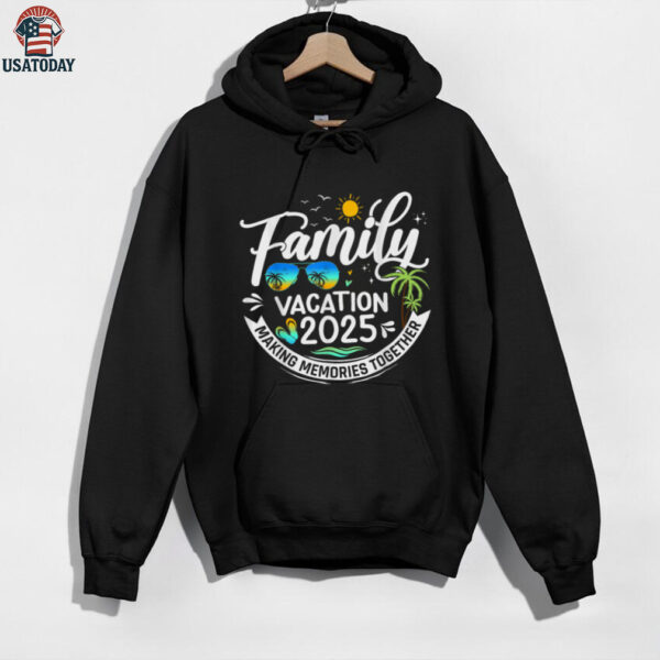 Family Vacation 2025 Beach Matching Family Summer Vacation Shirt