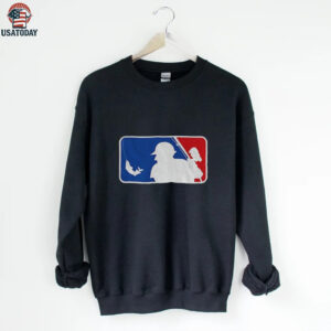 Fishing Baseball MLB logo parody shirt