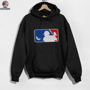 Fishing Baseball MLB logo parody shirt