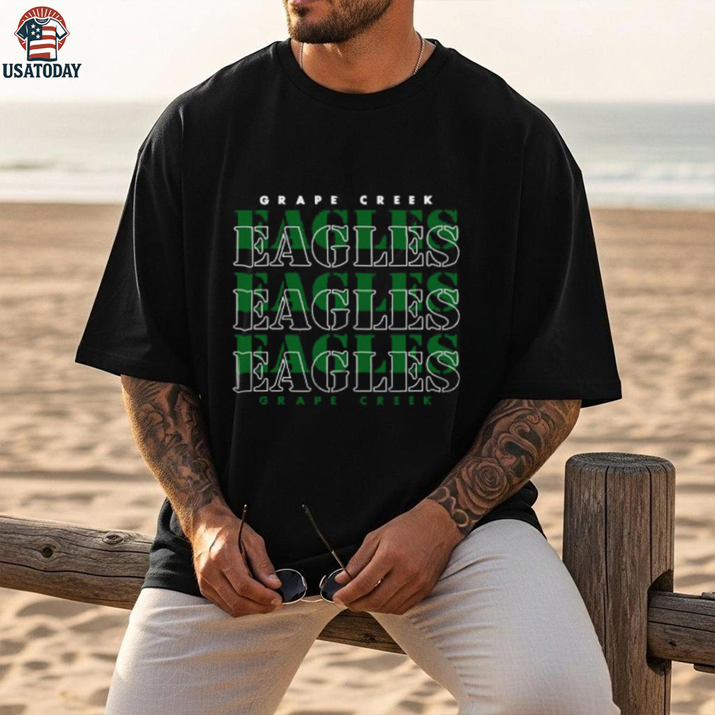 Grape Creek Eagles Repetition T Shirt Grape Creek Eagles Repetition T Shirt